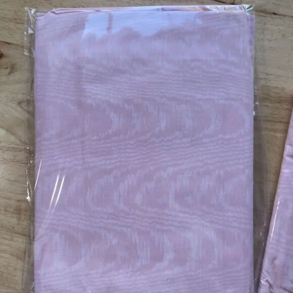 Laura Ashley Salon -Pink Vintage Cotton No-Iron QUEEN Sheets Flat Fitted NEW IRR